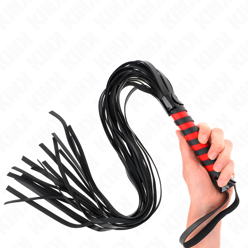 KINK - LÅNG RANDIG PISK 70 CM