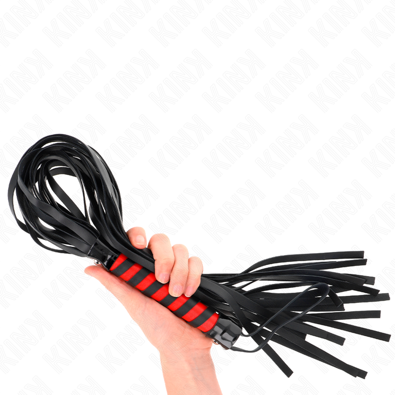 KINK - LÅNG RANDIG PISK 70 CM