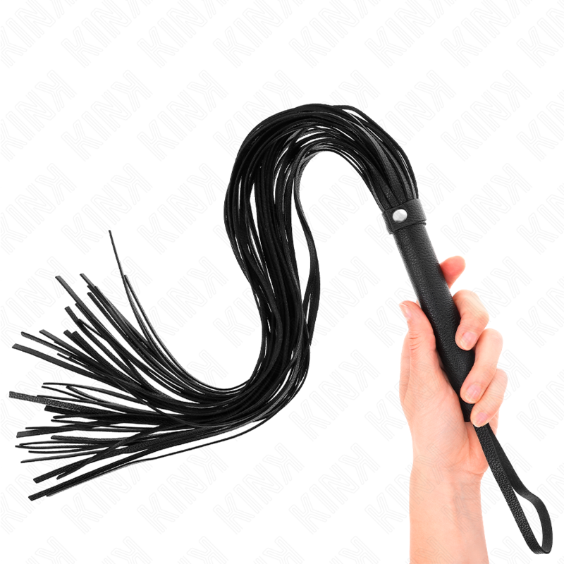 KINK - Svart Mjuk PVC Piska 70 cm