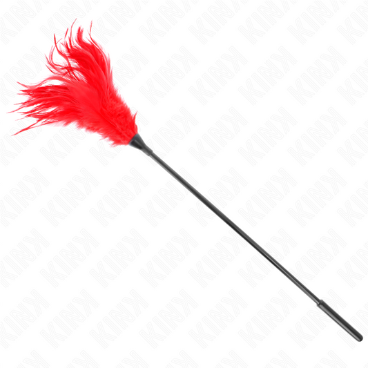 KINKs flera röda kittelfjädrar 45 cm