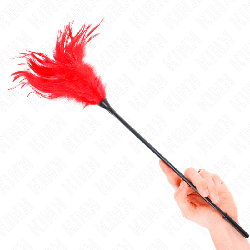 KINKs flera röda kittelfjädrar 45 cm