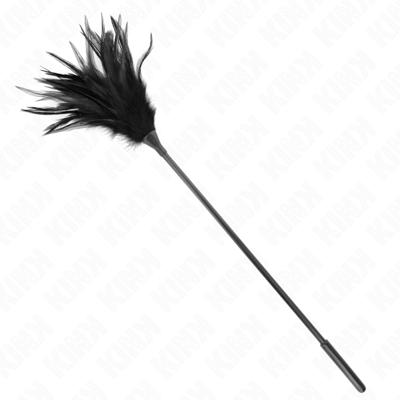 KINK flera svarta kittfjädrar 45 cm