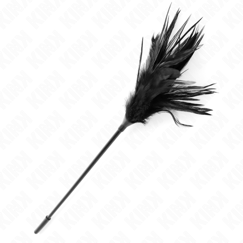 KINK flera svarta kittfjädrar 45 cm