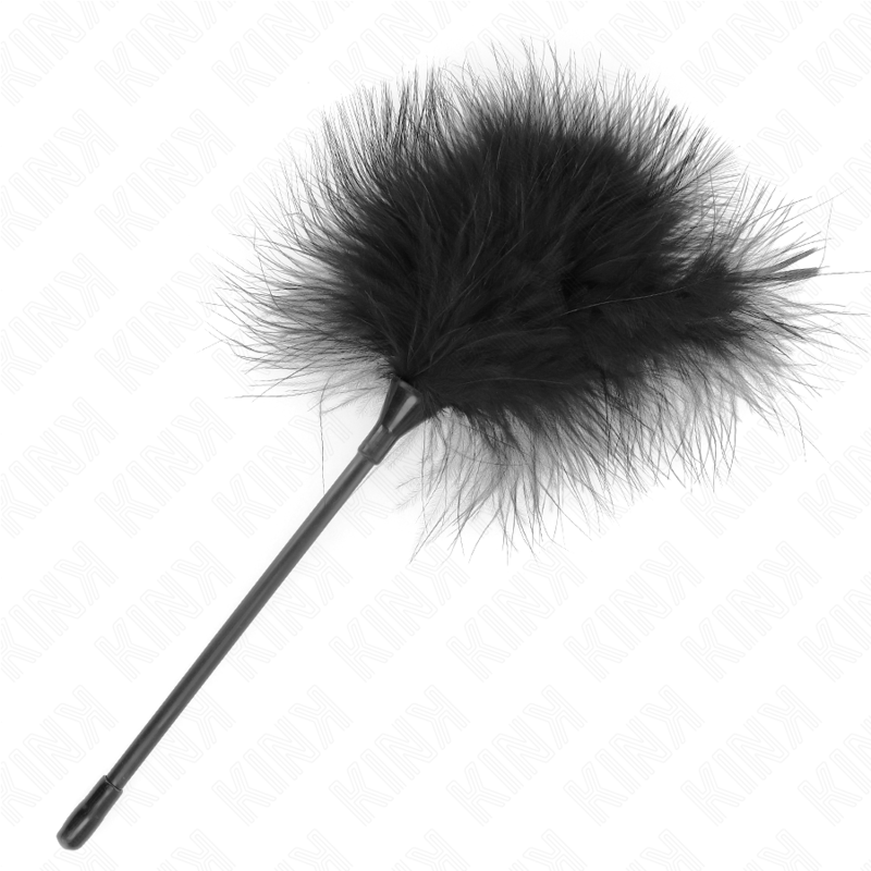 KINK - Svarta Kittelfjädrar för Bondagekit 27 cm
