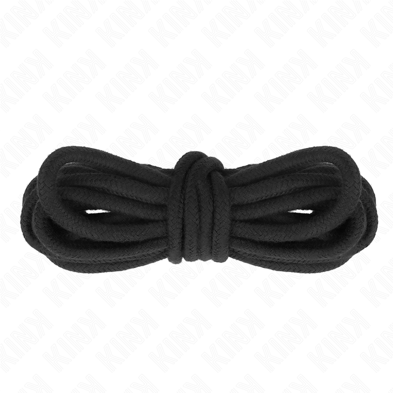 KINK - Bomullsrep 10 Meter Svart