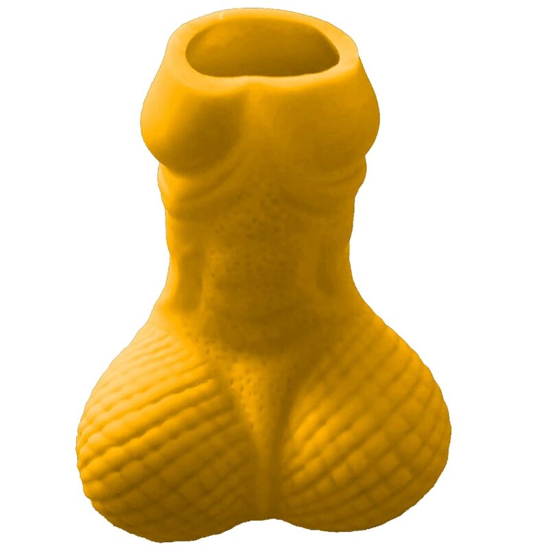 Gult penis shotglas i plast