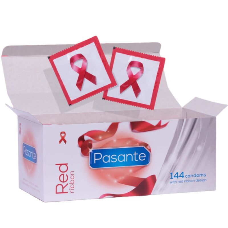 PASANTE - KONDOMER RÖD RIBBON 144 ENHETER
