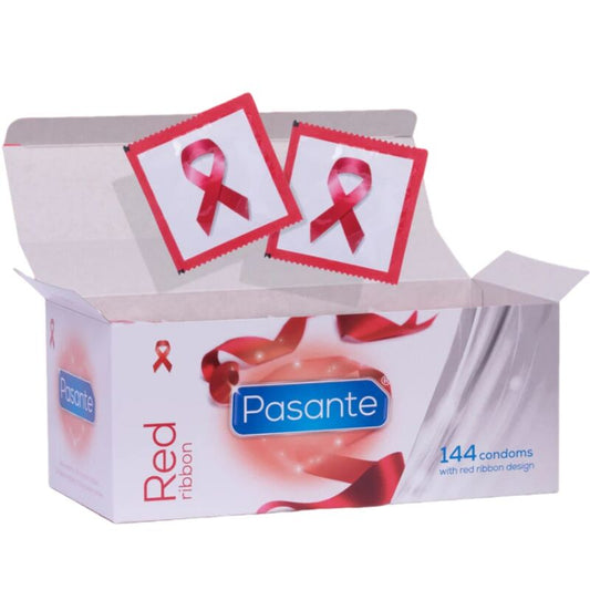 Pasante Röd Ribbon kondomer 144 enheter