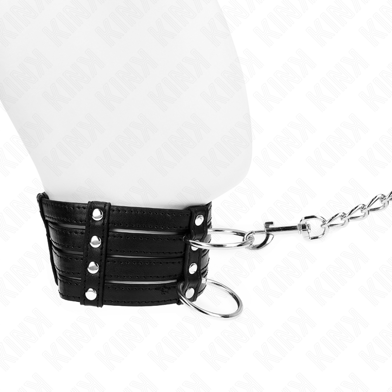KINK - Halsband med bälte 65 cm justerbart 35-51 cm x 7 cm