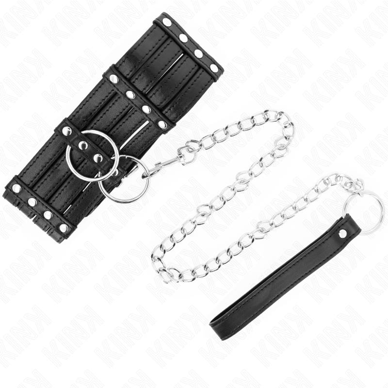 KINK - Halsband med bälte 65 cm justerbart 35-51 cm x 7 cm