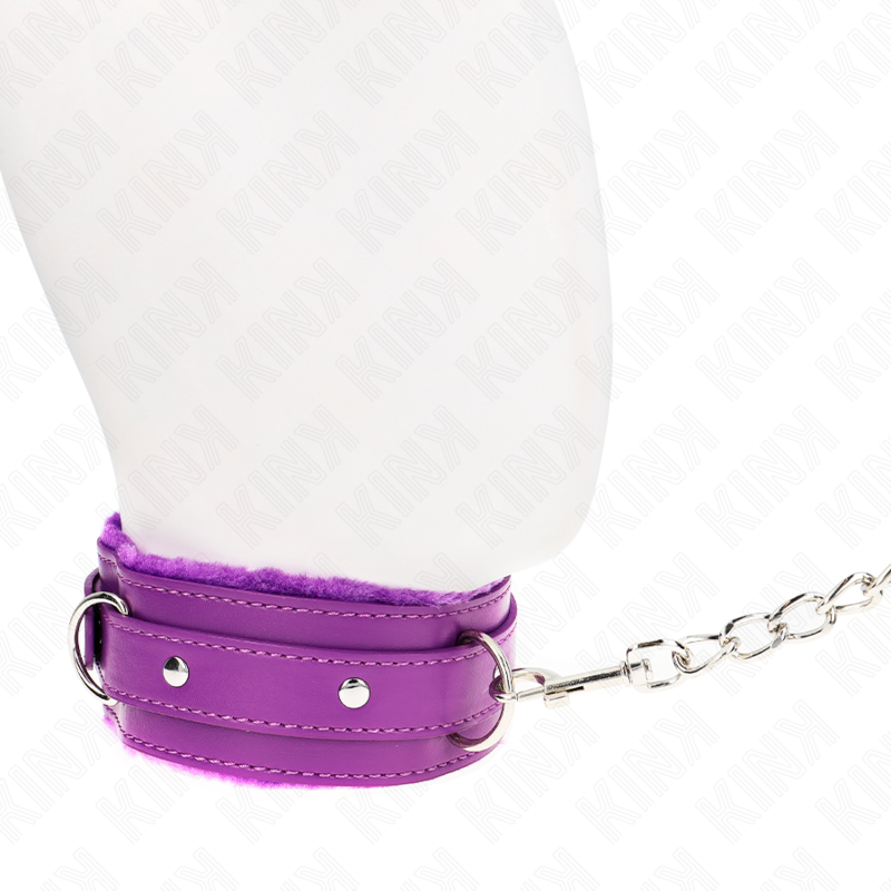 KINK halsband med koppel 65 cm lila
