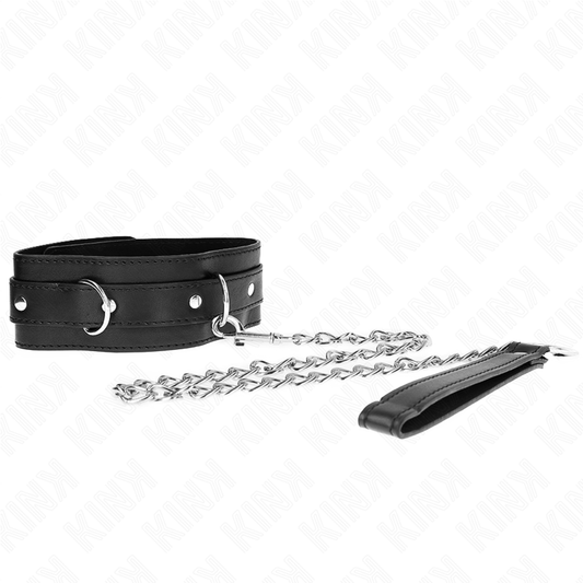 KINK halsband med bälte 65 cm svart