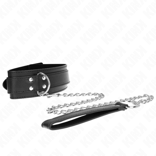 KINK halsband med justerbar rem 65 cm i silver