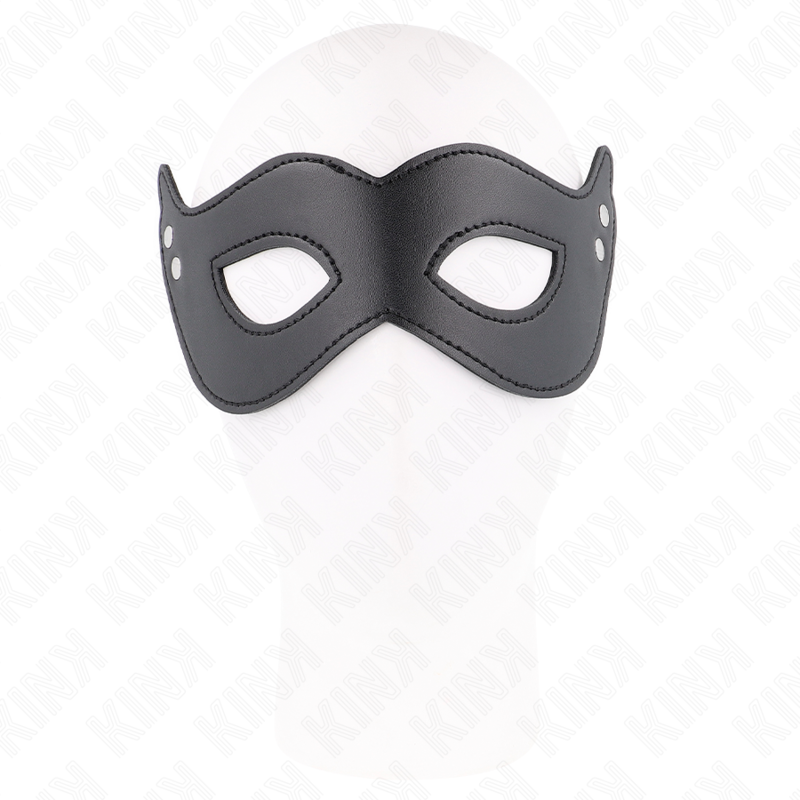 KINK - Mask i konstläder med nitar modell 1 26 x 8 cm