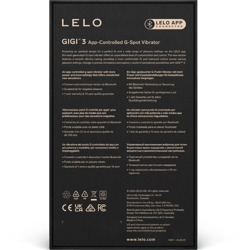 LELO GIGI™ 3 G-punkts vibrator i lila