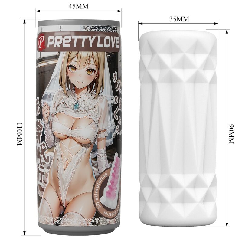 PRETTY LOVE - MANLIG MASTURBATOR CAN MODEL 1