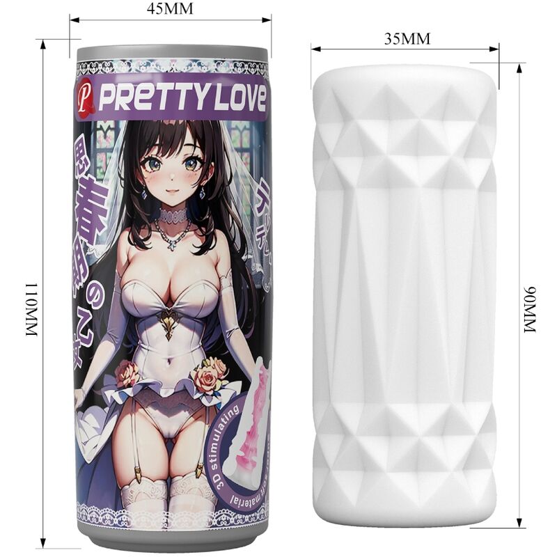 PRETTY LOVE - MANLIG MASTURBATOR CAN MODEL 2