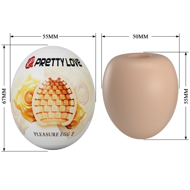 PRETTY LOVE manlig masturbator egg i köttfärg