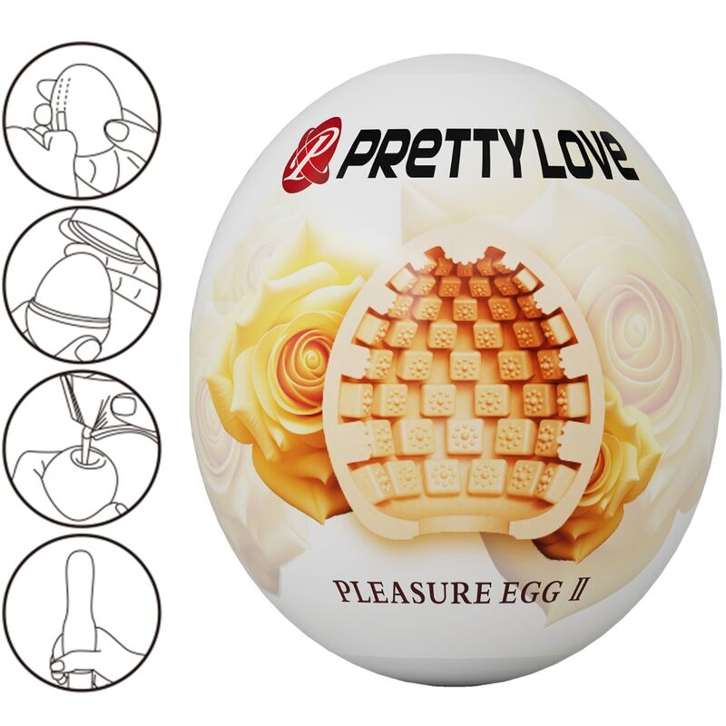 PRETTY LOVE manlig masturbator egg i köttfärg