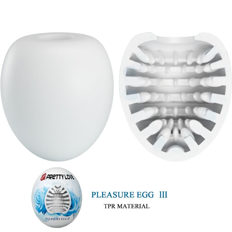 PRETTY LOVE - MANLIG MASTURBATOR EGG WHITE
