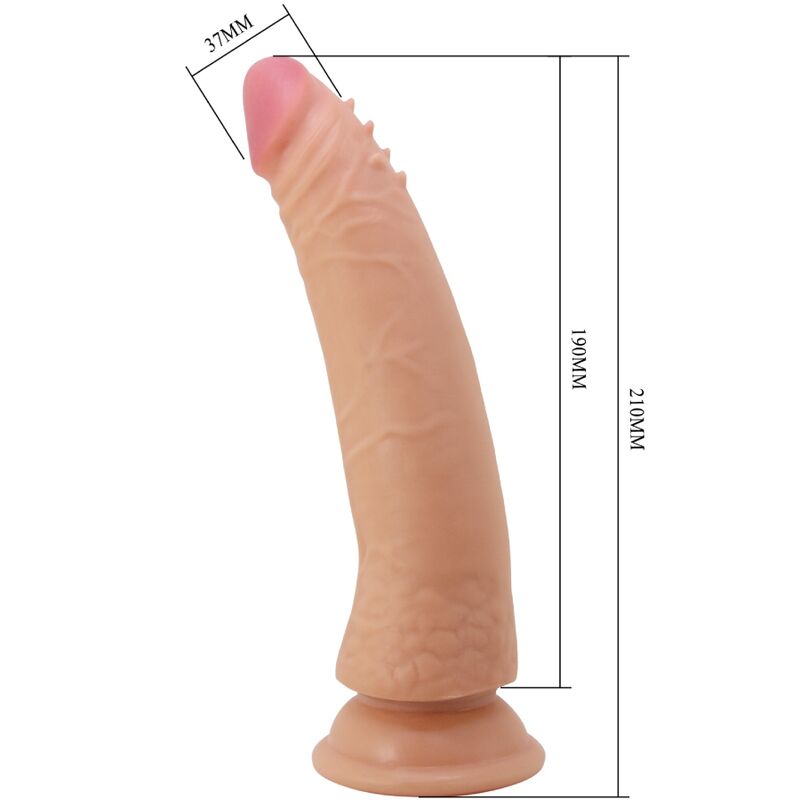 PRETTY LOVE KABLE 21 cm köttfärgad dildo