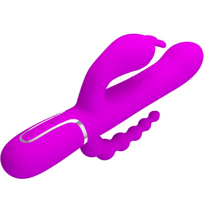 Pretty Love Cammy Triple Vibrator 4 i 1 i rosa