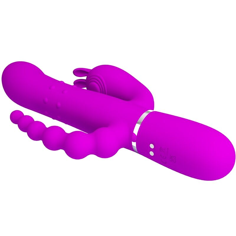 Pretty Love Cammy Triple Vibrator 4 i 1 i rosa