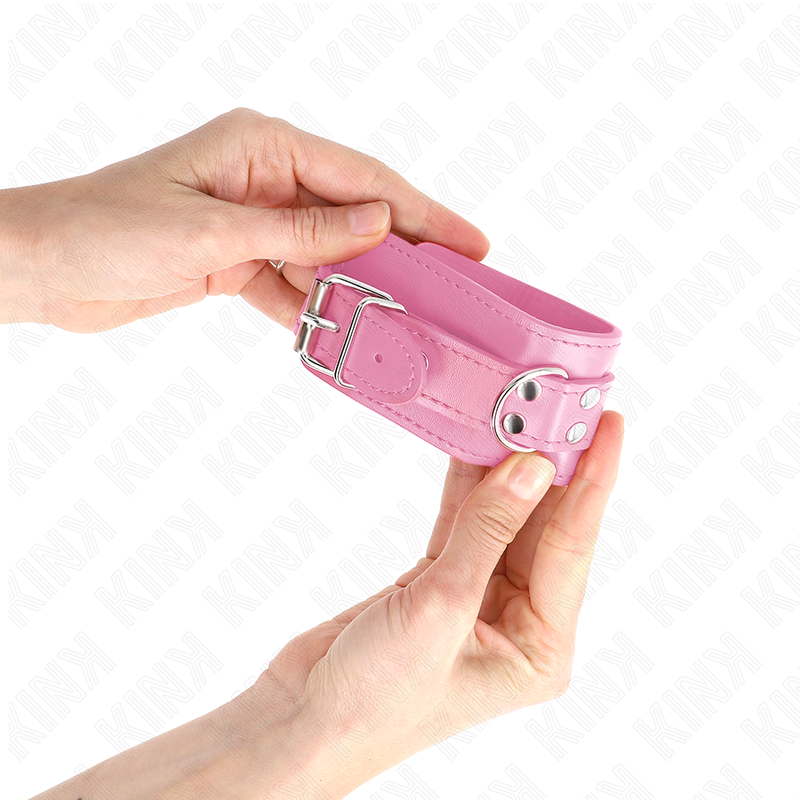 KINK justerbara handledsspärrar i rosa