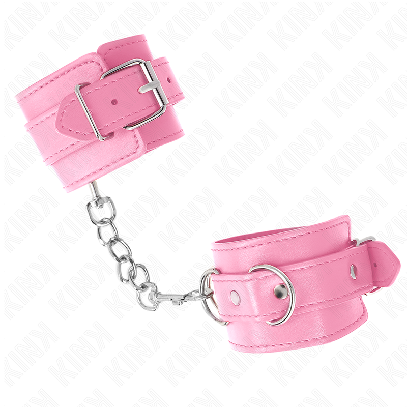 KINK justerbara handledsspärrar i rosa