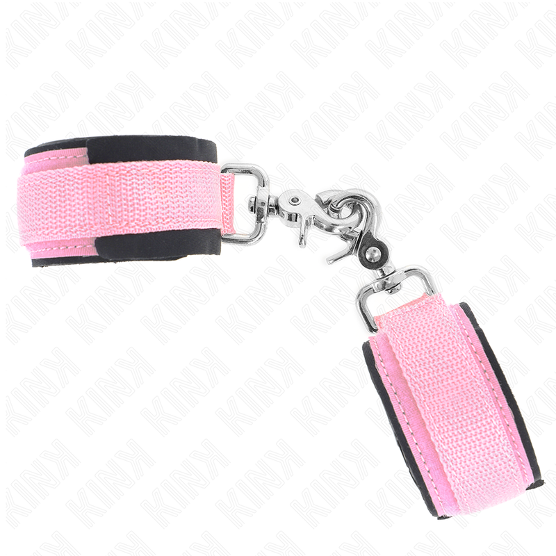 KINK - Justerbara Neoprenhandledsremmar Rosa 22-34 cm