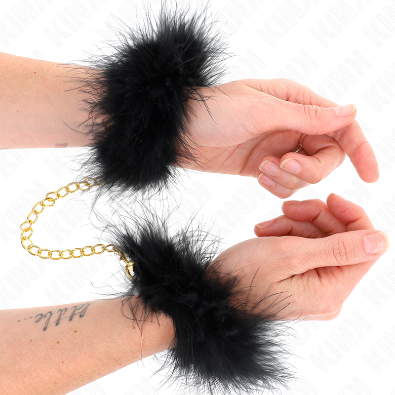 KINK - Fjäderhandbojor med Guldkedja Modell 0