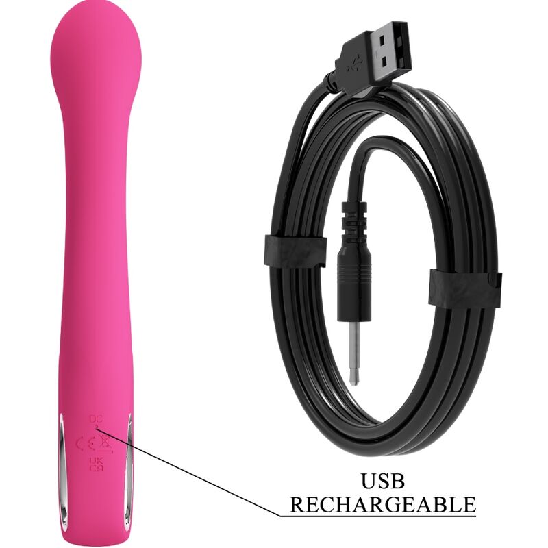 PRETTY LOVE - FRITZ RABBIT VIBRATOR 12 VIBRATIONS ROSA