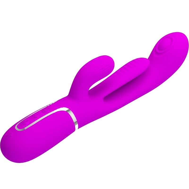 PRETTY LOVE Shania Triple Rabbit Vibrator i rosa