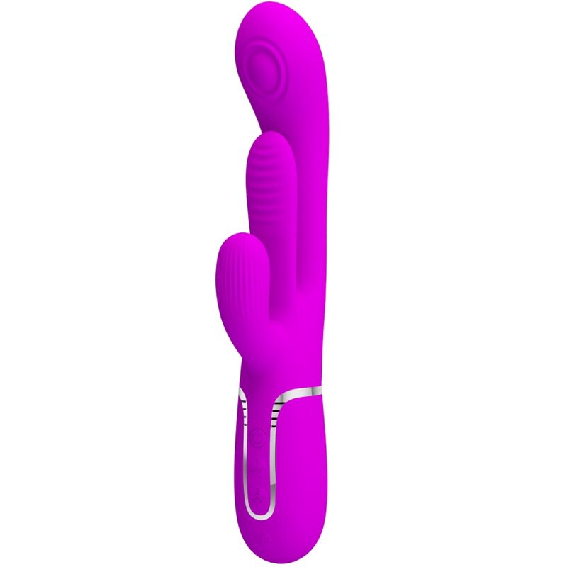 PRETTY LOVE Shania Triple Rabbit Vibrator i rosa