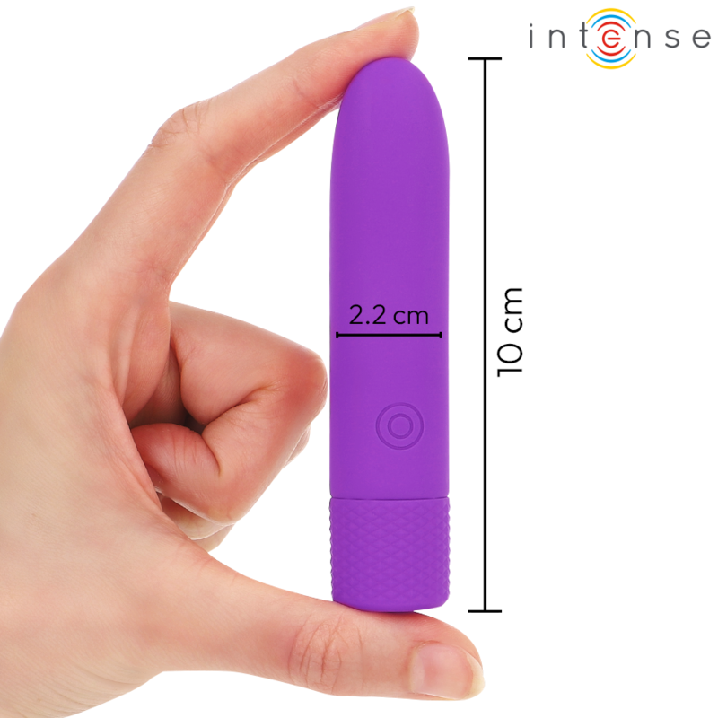 INTENSE SYMONE USB-laddbar vibrerande kula i lila
