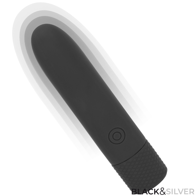 GERI USB återuppladdningsbar vibrerande bullet i svart