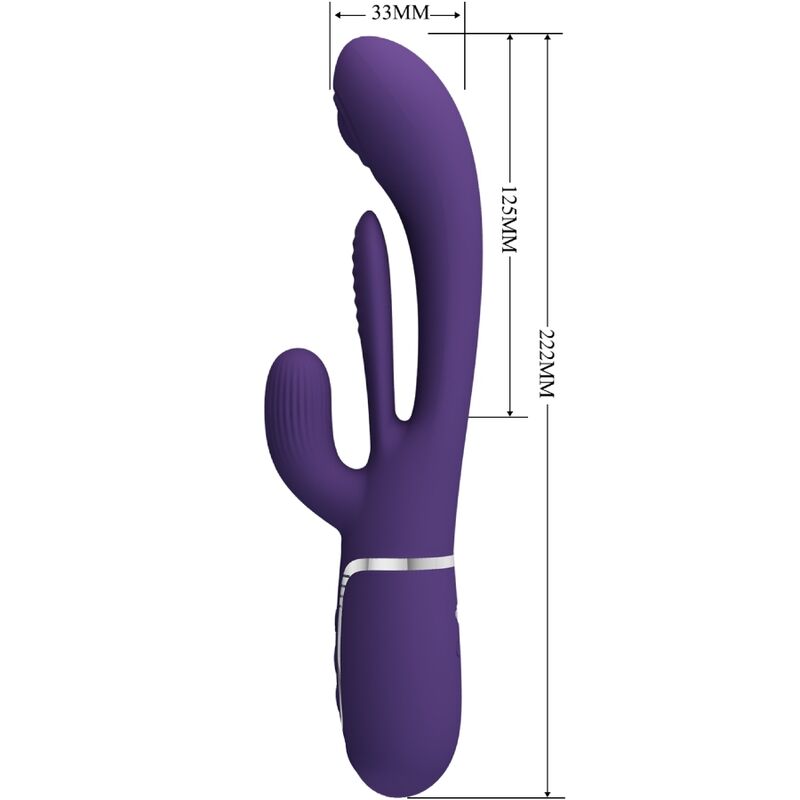 PRETTY LOVE Shania Triple Rabbit Vibrator i lila