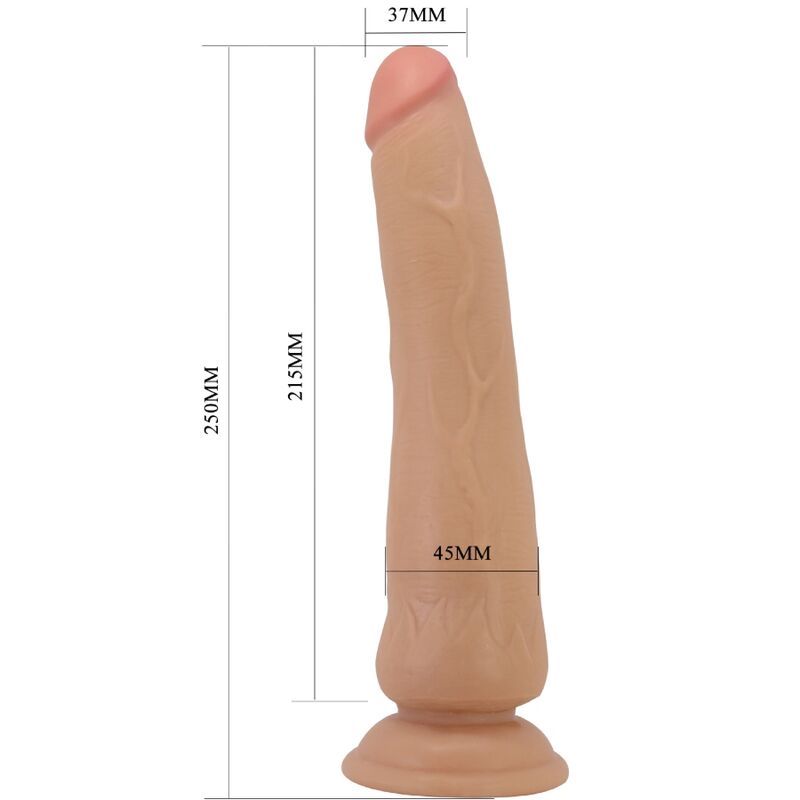 PRETTY LOVE Tiemeyer realistisk dildo 25 cm köttfärgad