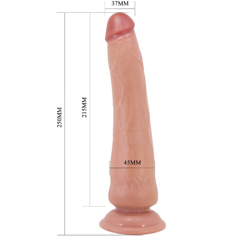 PRETTY LOVE Tiemeyer realistisk dildo 25 cm köttfärgad