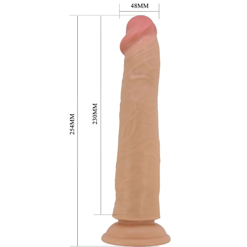 PRETTY LOVE Sharife realistisk dildo 25 cm i köttfärg