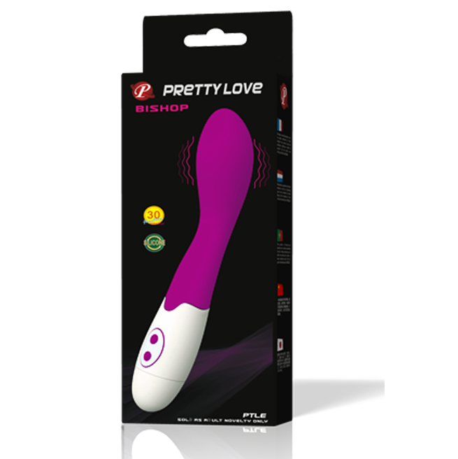 Pretty Love Flirtation Bishop Vibrator i lila och vitt
