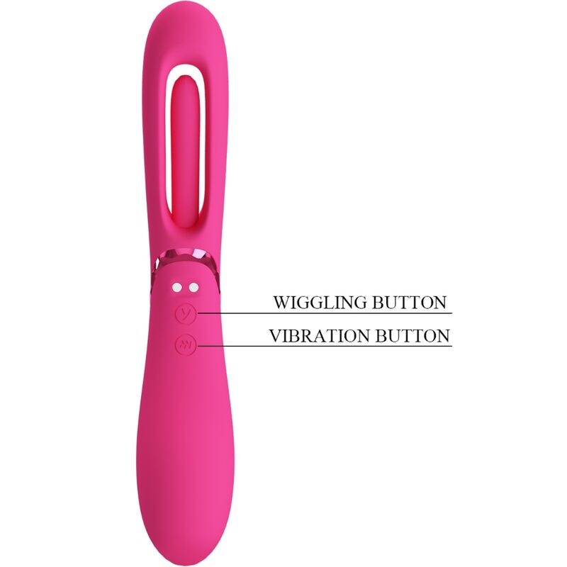 ROMANCE Lexie G-spot vibrator i rosa med 7 vibrationslägen