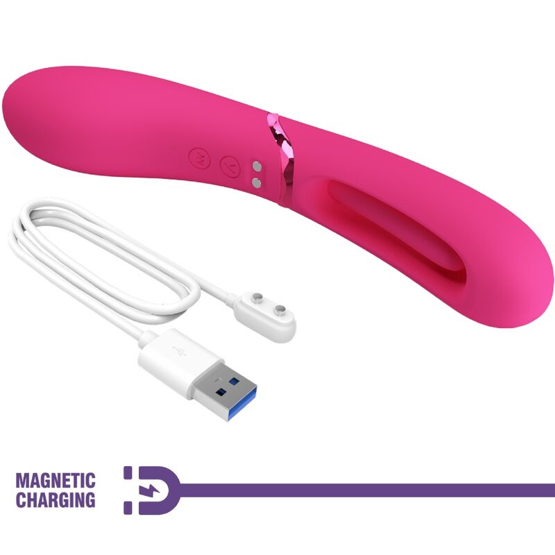 ROMANCE Lexie G-spot vibrator i rosa med 7 vibrationslägen