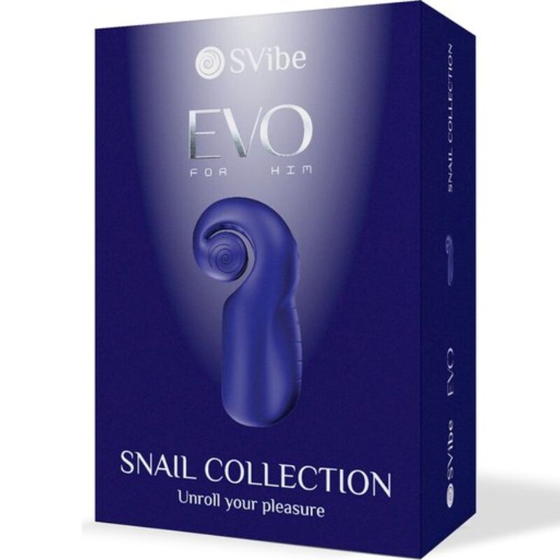 Snail Vibe EVO mans masturbator mörkblå