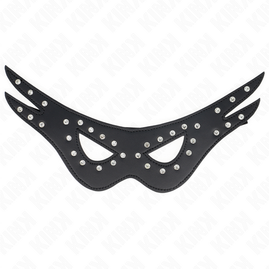 KINK - Sexig lädermask modell 2 27 x 13 cm