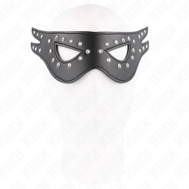 KINK - Sexig lädermask modell 2 27 x 13 cm