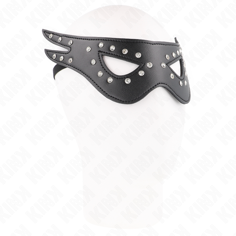 KINK - Sexig lädermask modell 2 27 x 13 cm