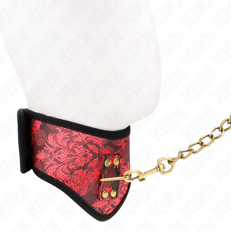 KINK halsband med spetsrem 75 cm