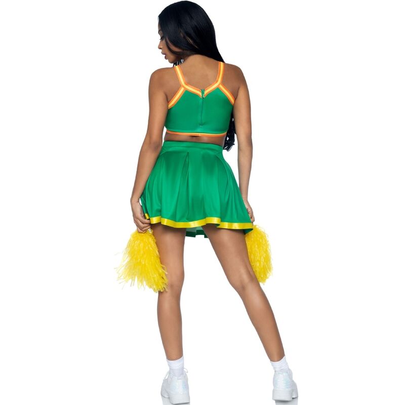 Grön cheerleaderkostym från Leg Avenue i storlek M/L