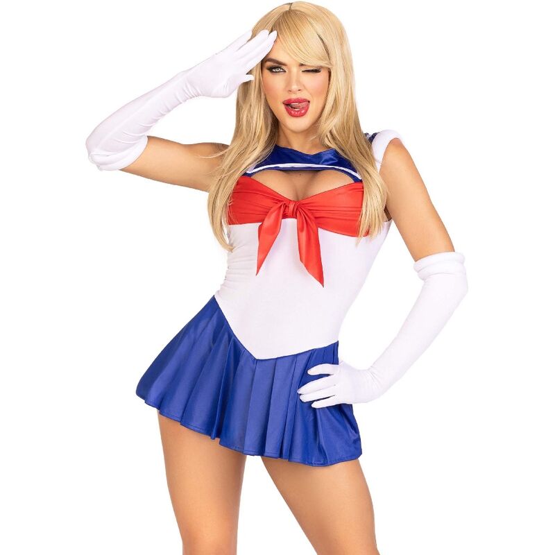 LEG AVENUE - KOSTYM SEXY SAILOR MULTICOLOR M